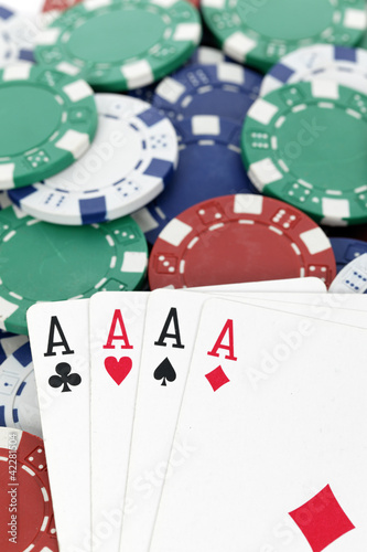 Photo: four aces for win four aces for win