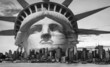 new york city black and white hi contrast