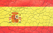 Faded Cracking Spanish Flag