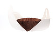 Gift box for sweets, isolated on a white background
