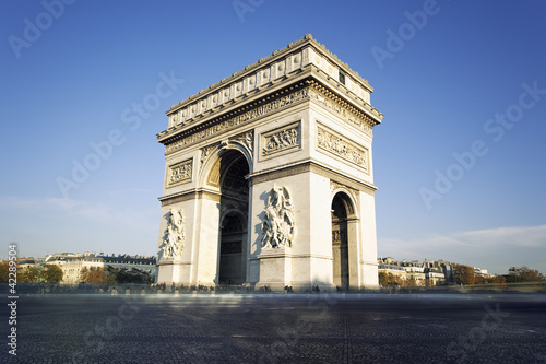 Photo: Arc de Triomphe in Paris, France Arc de Triomphe in Paris, France