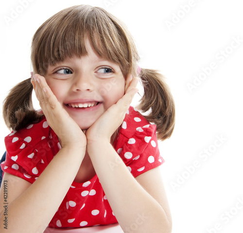 Photo: happy little girl happy little girl