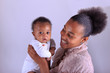 baby newborn with mother