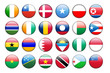 national flag vector icons 2