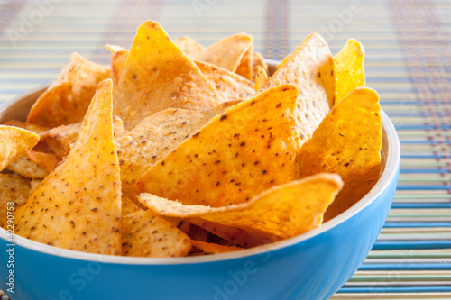 Photo: bowl of nachos bowl of nachos