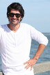Man smiling