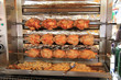 Foto: Roasted chicken on the grill Roasted chicken on the grill