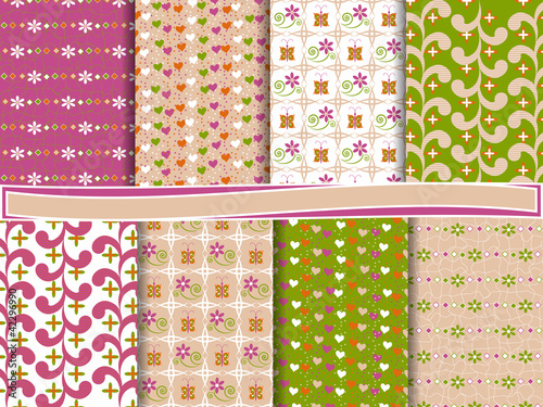 Vector: Abstract vector set of scrapbook paper Abstract vector set of scrapbook paper