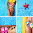 Photo: Set od summer holiday images Set od summer holiday images