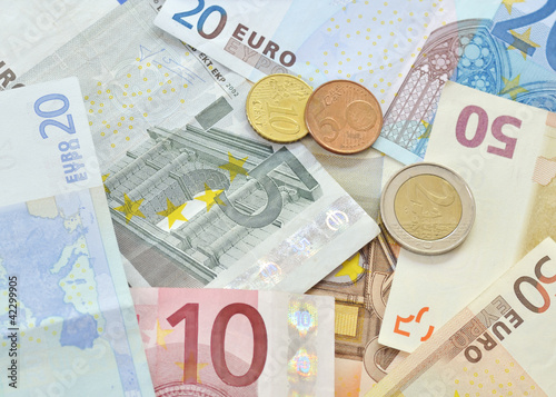 Photo: euro money euro money