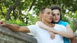 Couple in the park.