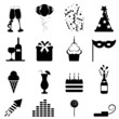 Party and celebration icons