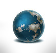 three-dimensional  earth