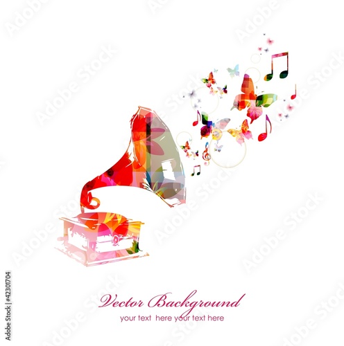 Vector: music background music background