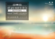 Vektor: All you need to do is nothing, creative graphic message All you need to do is nothing, creative graphic message
