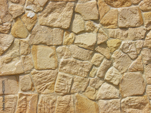 Foto: A Stone wall from an old house A Stone wall from an old house