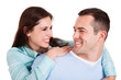 Portrait of beautiful young couple
