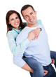 Portrait of beautiful young couple