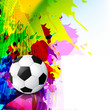 grunge style vector football