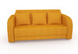 Illustration: Orange sofa Orange sofa