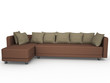 Illustration: Brown sofa Brown sofa