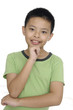 Photo: an handsome in asian kid smiling for you an handsome in asian kid smiling for you