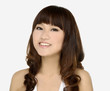 portrait of a beautiful teenage girl smiling