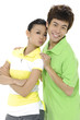 Foto: portrait of happy young couple portrait of happy young couple