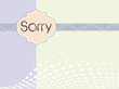 Sorry Card