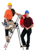 Plumber and an electrician