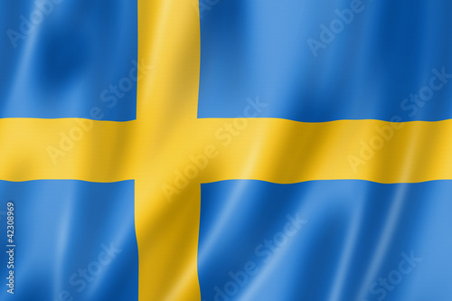 Ilustração : Swedish flag Swedish flag