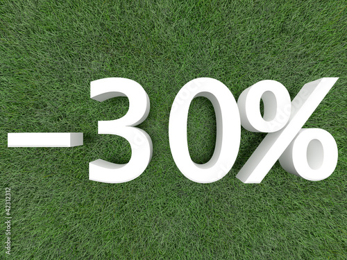 Photo: Discount Thirty Percent Discount Thirty Percent