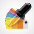 Vector: Vector color picker icon Vector color picker icon