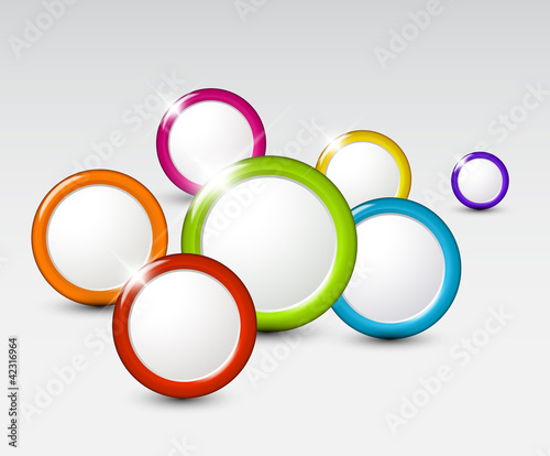 Vektor: Vector abstract background with circles Vector abstract background with circles