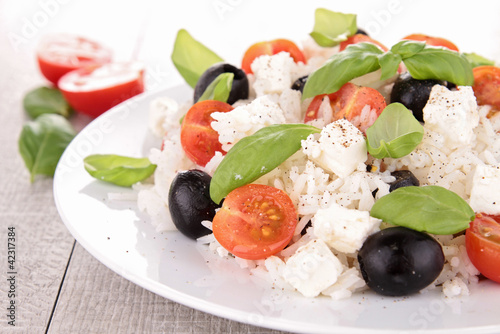 Foto: healthy rice salad healthy rice salad