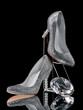 Photo: women's shoes inlaid with crystals women's shoes inlaid with crystals