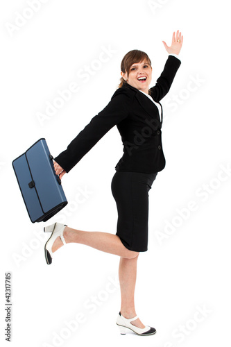 Photo: Joyful businesswoman Joyful businesswoman