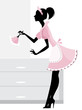 Maid cleaning