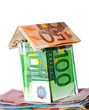 maison en billets