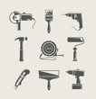 Vector: building tool icon set building tool icon set