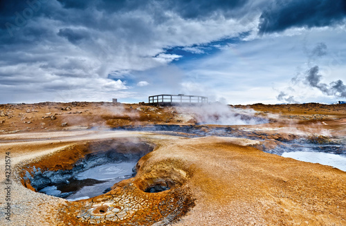 Photo: Mudpots at Hverir Mudpots at Hverir