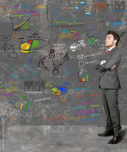 Photo: Businessman and new idea Businessman and new idea
