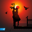 Cuckold men, vector Eps 10 illustration