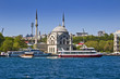 Mosquée Nusretiye vue du Bosphore - Istambul
