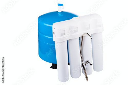 Photo: System of a filtration of potable water System of a filtration of potable water