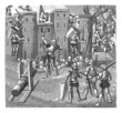 Illustration: Jeanne de Montfort - Battle 14th century Jeanne de Montfort - Battle 14th century