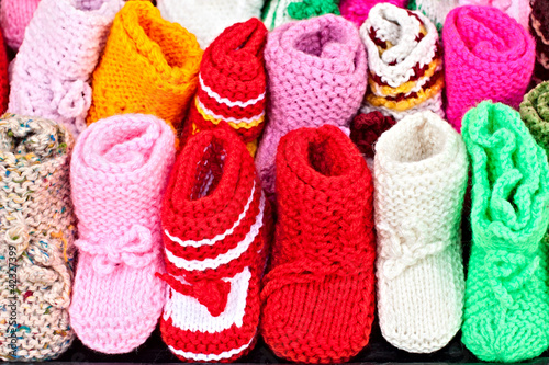 Photo: A lot of handmaded baby shoes A lot of handmaded baby shoes