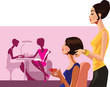 women in a beauty salon