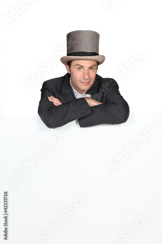 Photo: Man in a top hat Man in a top hat