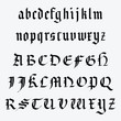 Medieval alphabet